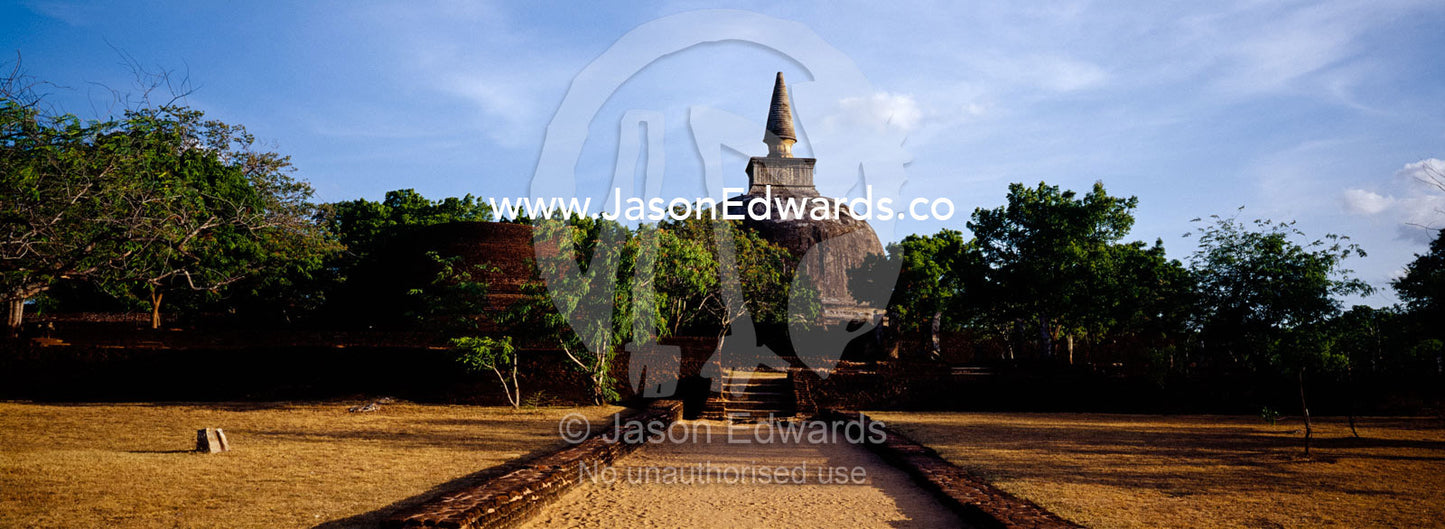 Rankot Vehera Dagaba by Nissan Kamalia in the Polonnaruwa Ancient City Polonnaruwa Ancient City, Sri Lanka.
