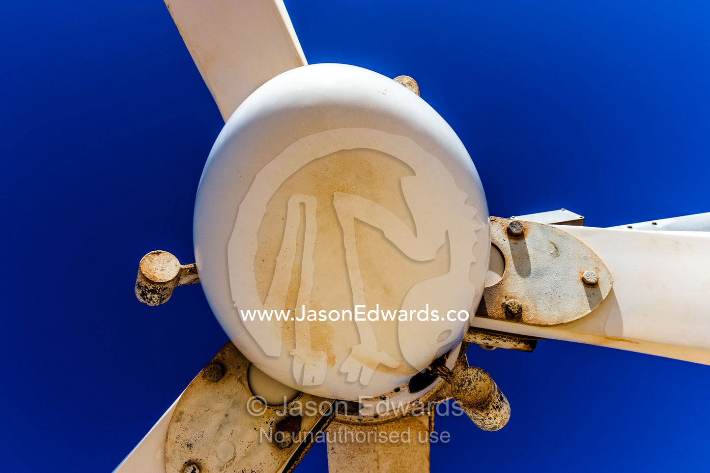 The propellor cone of a de-commissioned wind turbine in the desert. Cape Range National Park, Exmouth, Ningaloo Reef, Western Australia, Australia.