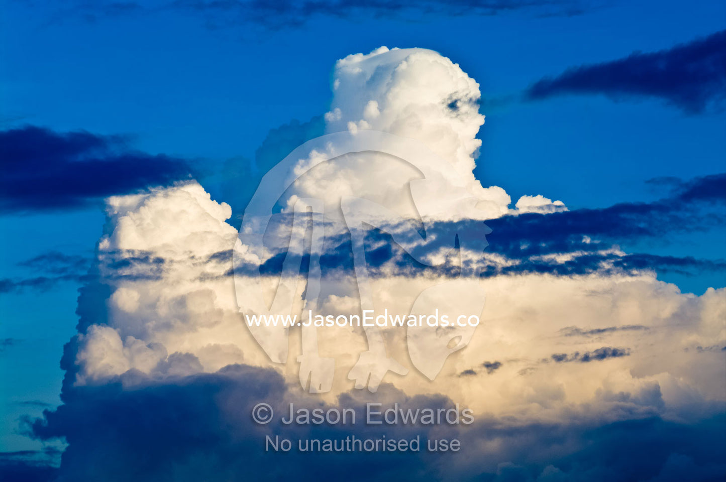 White thunderhead clouds billow into the sky as a storm brews above the Amazon rainforest. Parque de Quistococha, Quistococha Zoo, Iquitos, Amazon Basin, Loreto Region, Maynas Province, Peru.