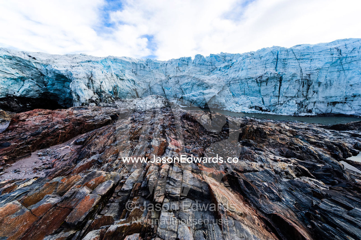 Striations carved into the bedrock by ice erosion as a glacier receded. Russell Glacier, Greenland Ice Sheet, Qeqqata Municipality, Kangerlussuaq, Greenland.