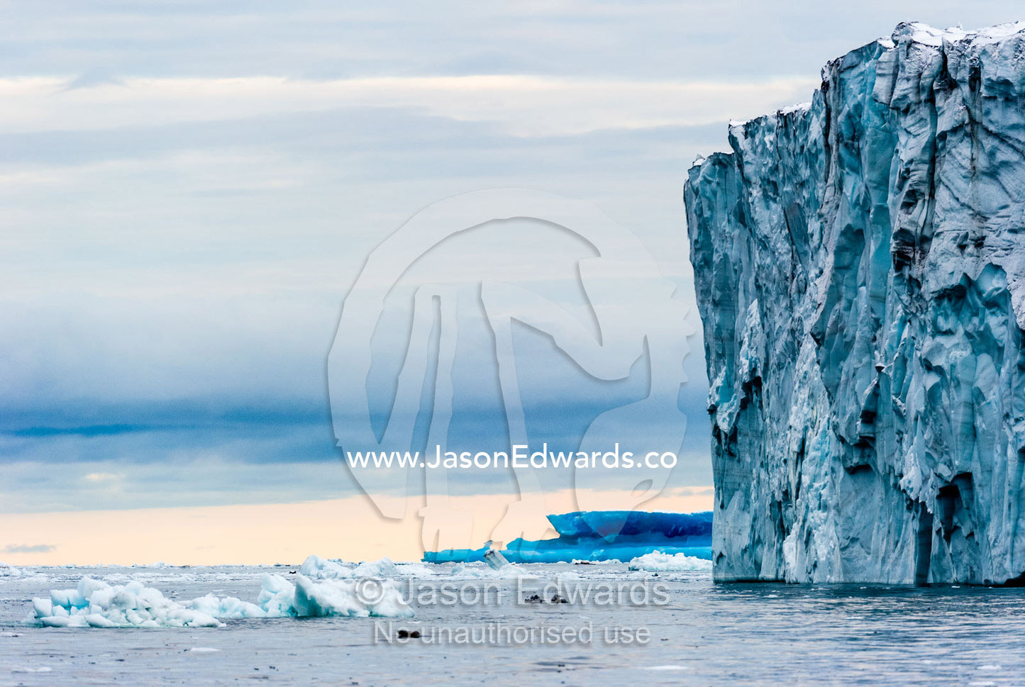 The tortured ice of the fracture zone of a glacier tongue in Antarctica. Cape Bird Ice Cap, Adelie Glacier, Cape Bird, Ross Island, Antarctica.