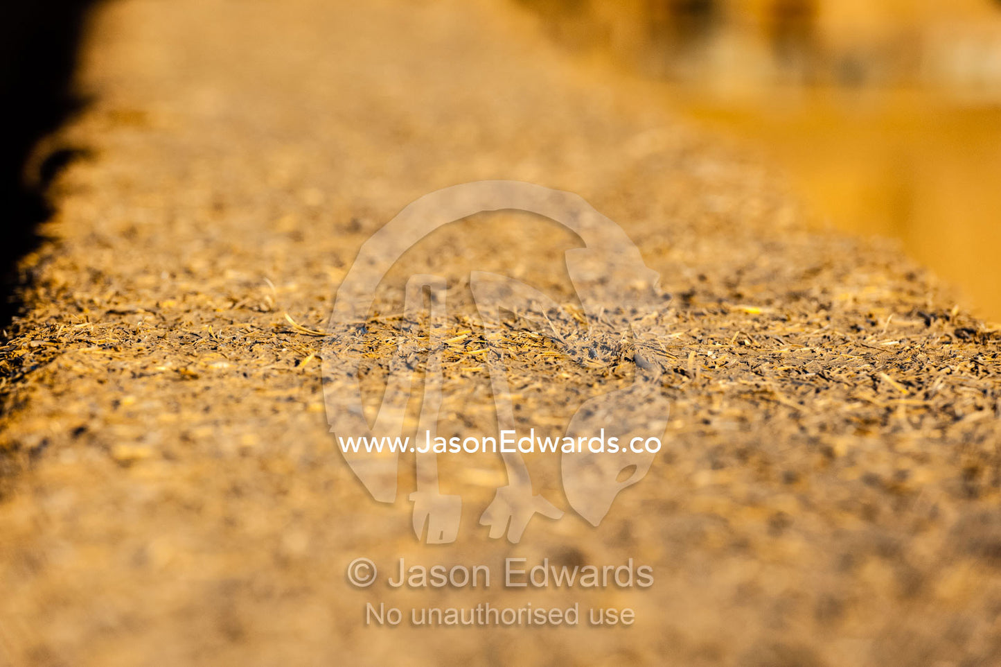 A detail of an ancient desert fortress wall showing the mud and plant matter in the render. Narin Castle, Meybod, Meybod County, Yazd Province, Islamic Republic of Iran.