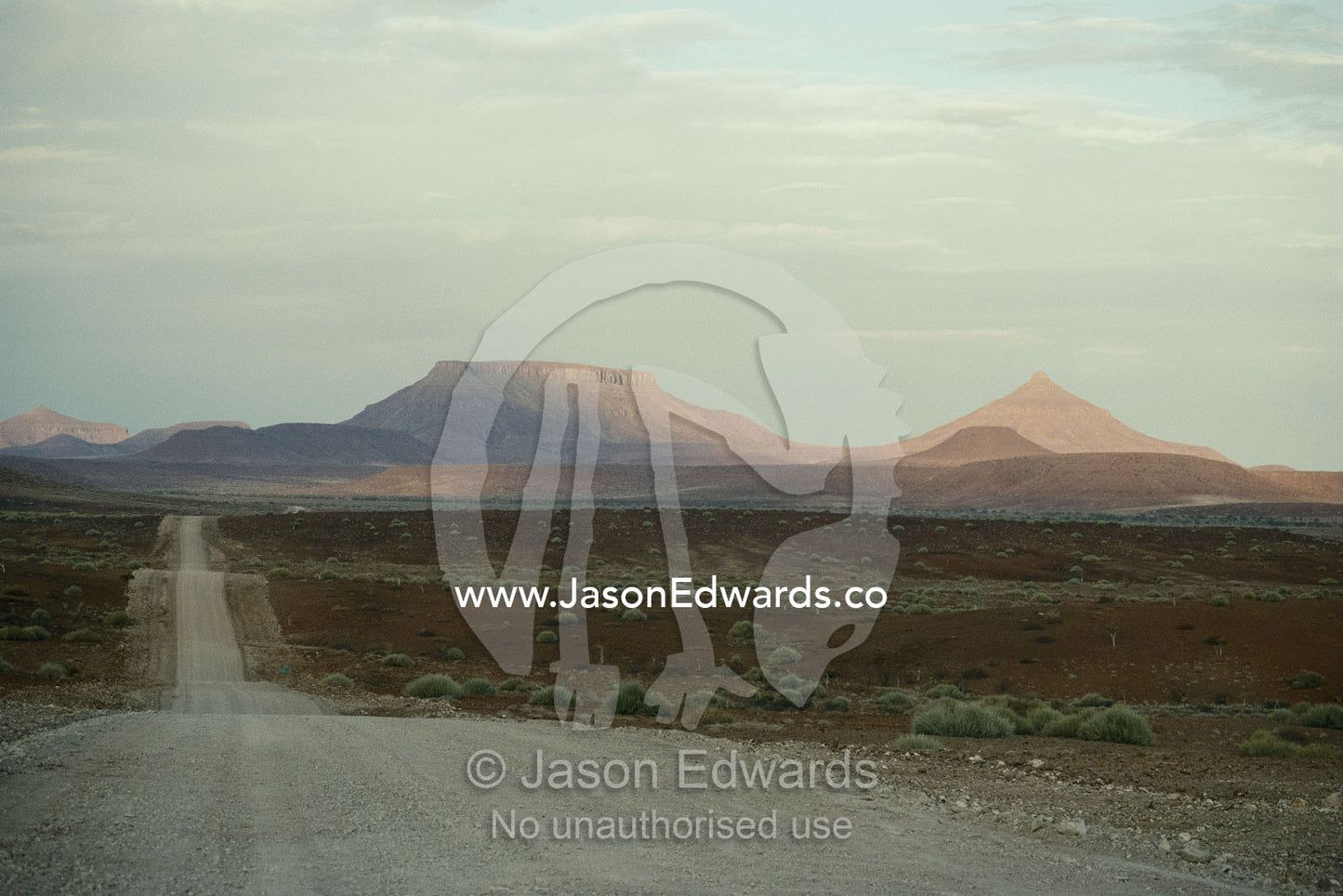 Desert landscape in the Kaokoland/Damaraland region of Namibia. Kaokoland/Damaraland, Namibia.