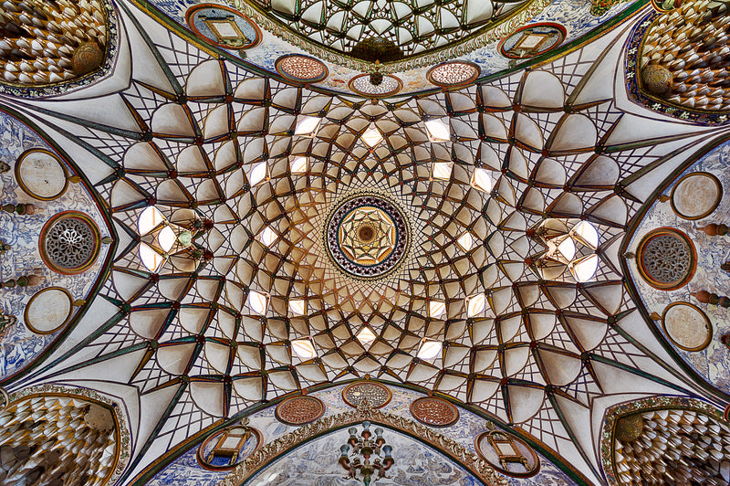 The Persian Empire has been one of humanity's great civilisations surviving for more than 2500 years. Their art, history and architecture still influence the world today, including the staggering beauty of the Persian ceilings and muqarnas.