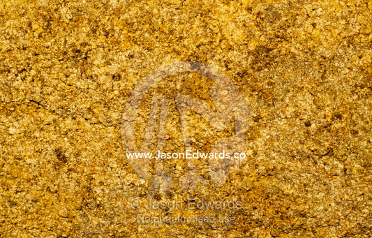 Roughly textured granite rock with lichen growth and quartz. Kooyoora State Park, Victoria, Australia.