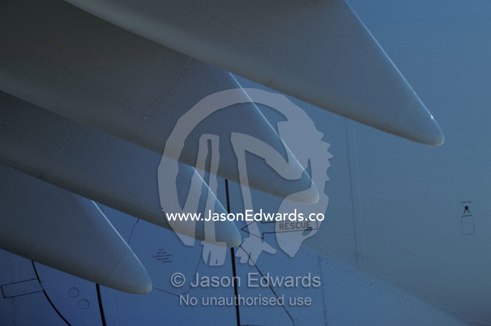 An abstract view of a airforce transport C17A Globemaster III wing. Avalon International Airshow, Victoria Australia