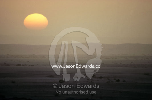 Sunset over the blistering Namib, the world's oldest desert. Namib Naukluft National Park Namibia