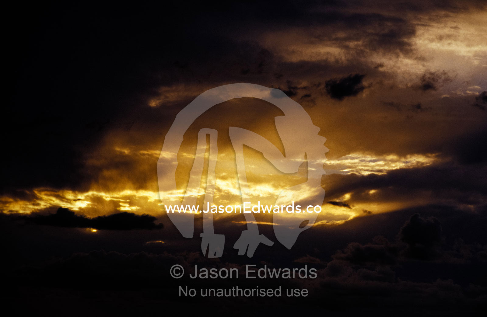 A golden summer storm cloud formation at sunset in Queensland's heart. Epping National Park Scientific, Queensland, Australia.