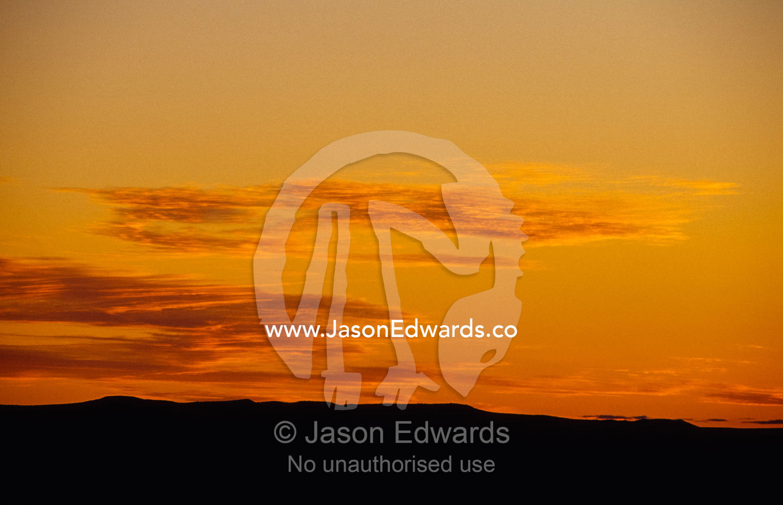 A remote golden yellow desert sunset over parallel sand dunes. Simpson Desert Regional Reserve, South Australia.