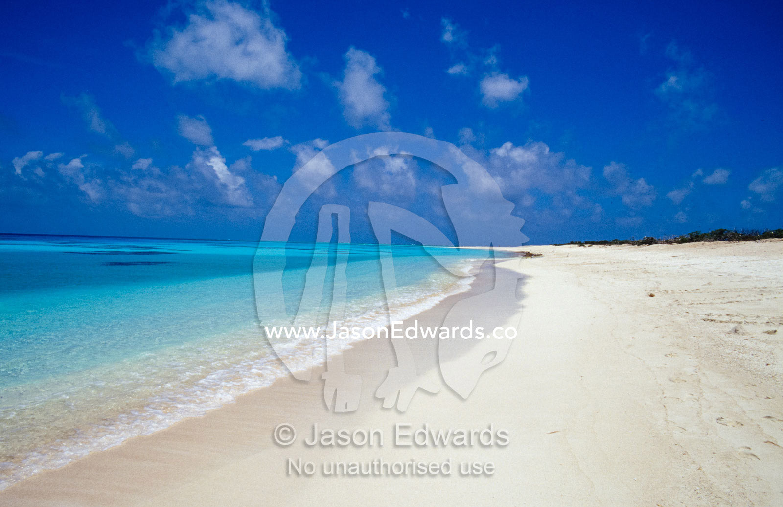 Rich turquoise seas and coral reefs surround remote tropical islands. East Diamond Island, Coral Sea Islands Territory, Australia.