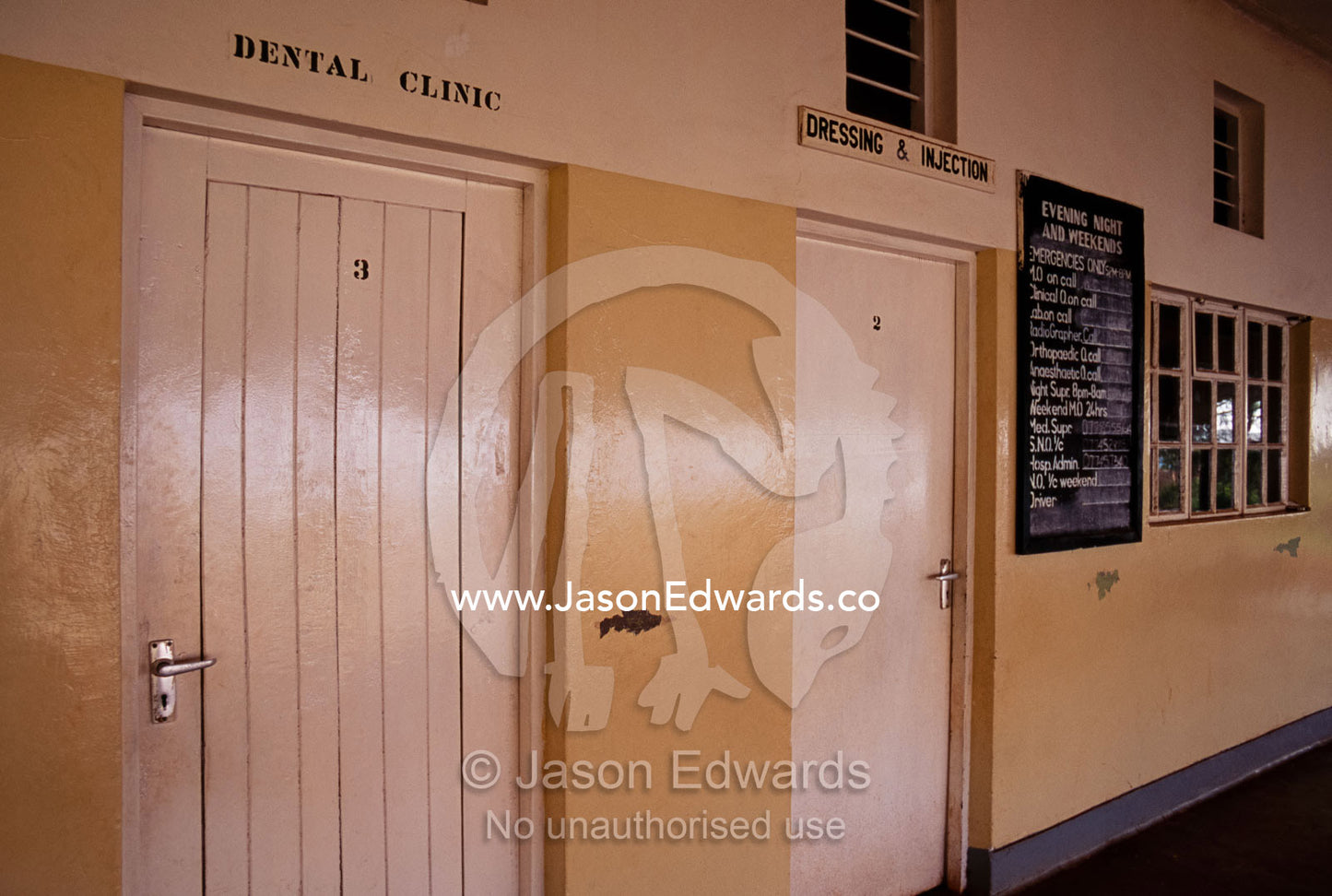 A community hospital HIV AIDS treatment rooms and clinic wards. Tororo District Hospital, Tororo District, Uganda.