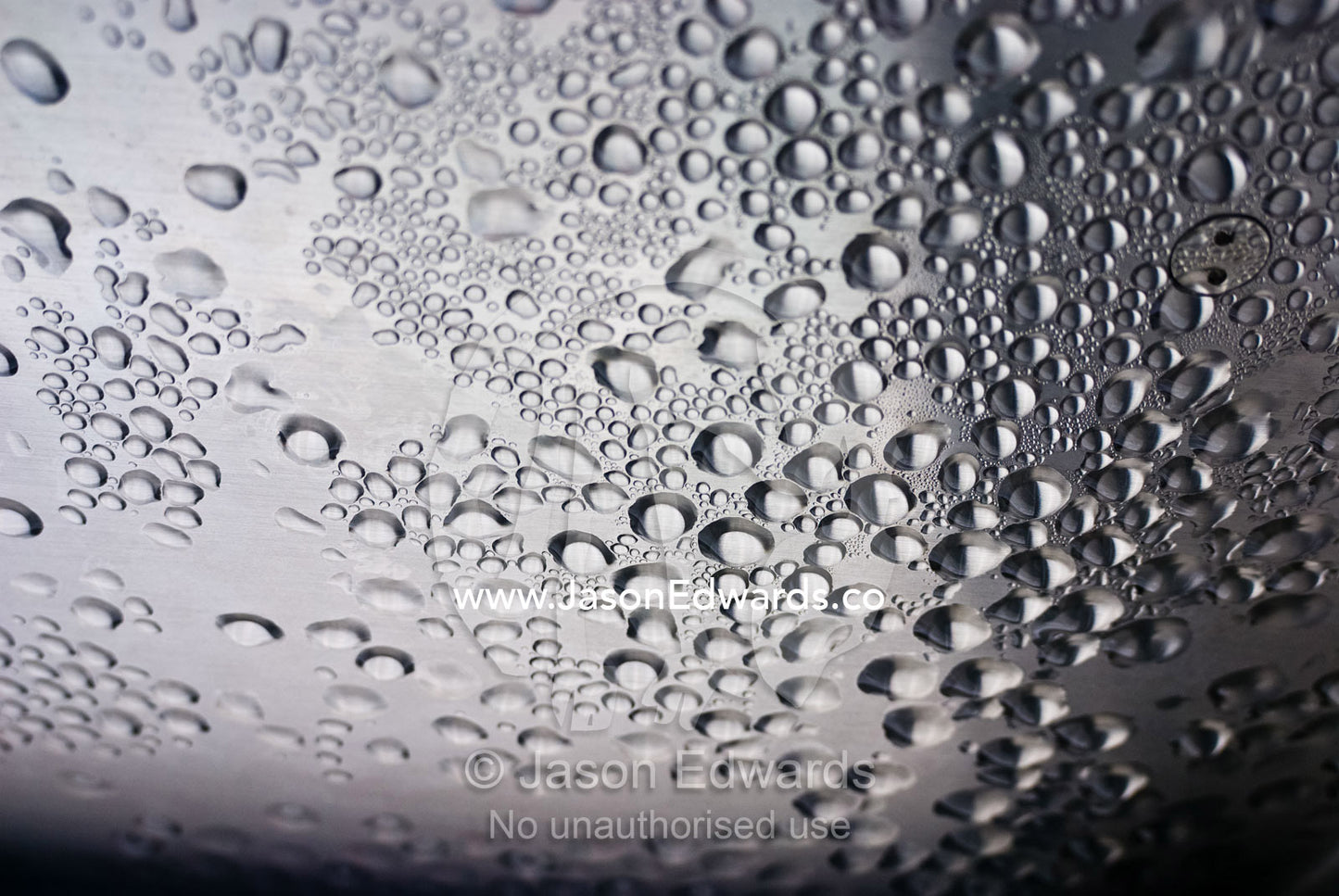 Condensation forms on a steel ceiling inside the Washington Monument. Washington Monument, National Mall, Washington, DC, United States of America.