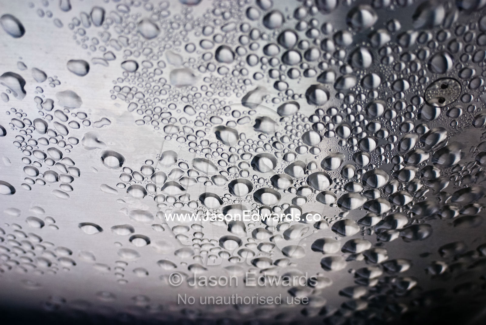 Condensation forms on a steel ceiling inside the Washington Monument. Washington Monument, National Mall, Washington, DC, United States of America.