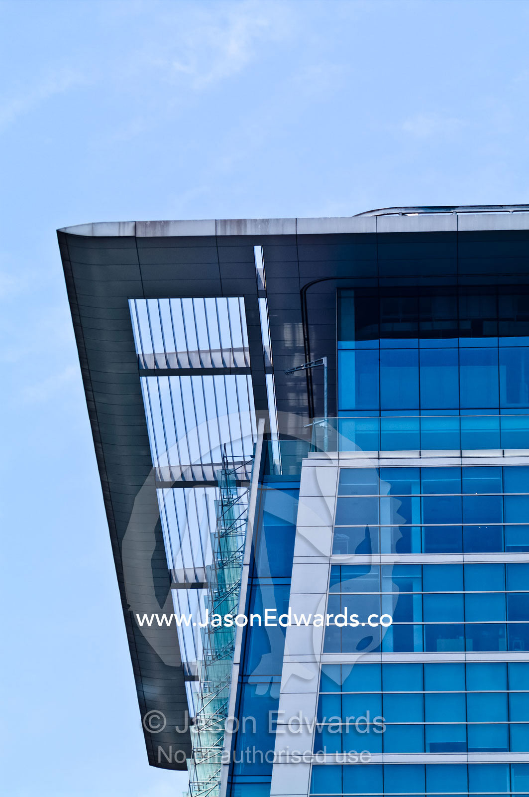 Modern glass and steel architecture in Santiago's business district. Santiago, Chile