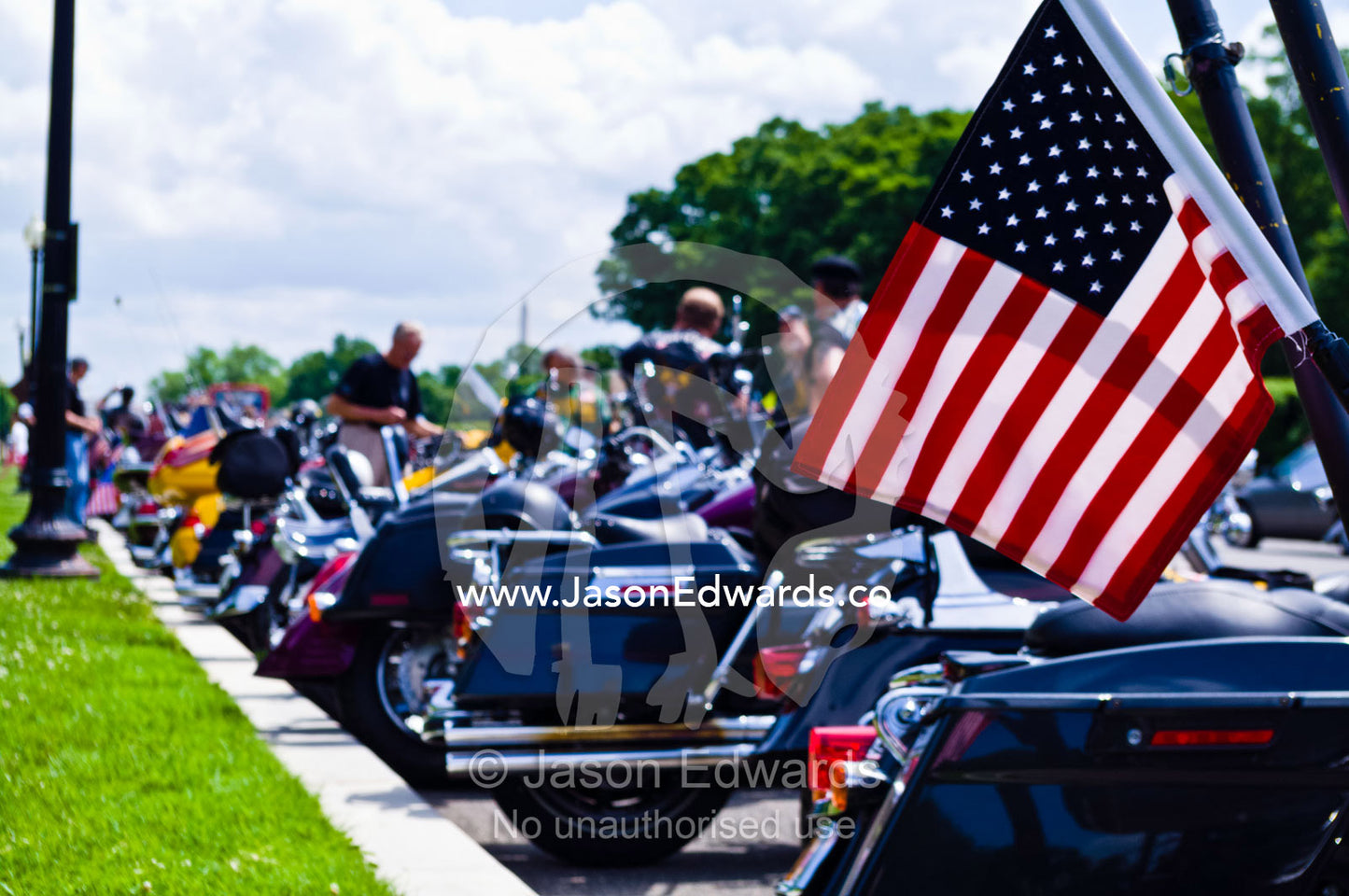 Veterans and motorcycle clubs descend on Washington for Memorial Day. Arlington National Cemetery, Arlington, Virginia, United States of America.