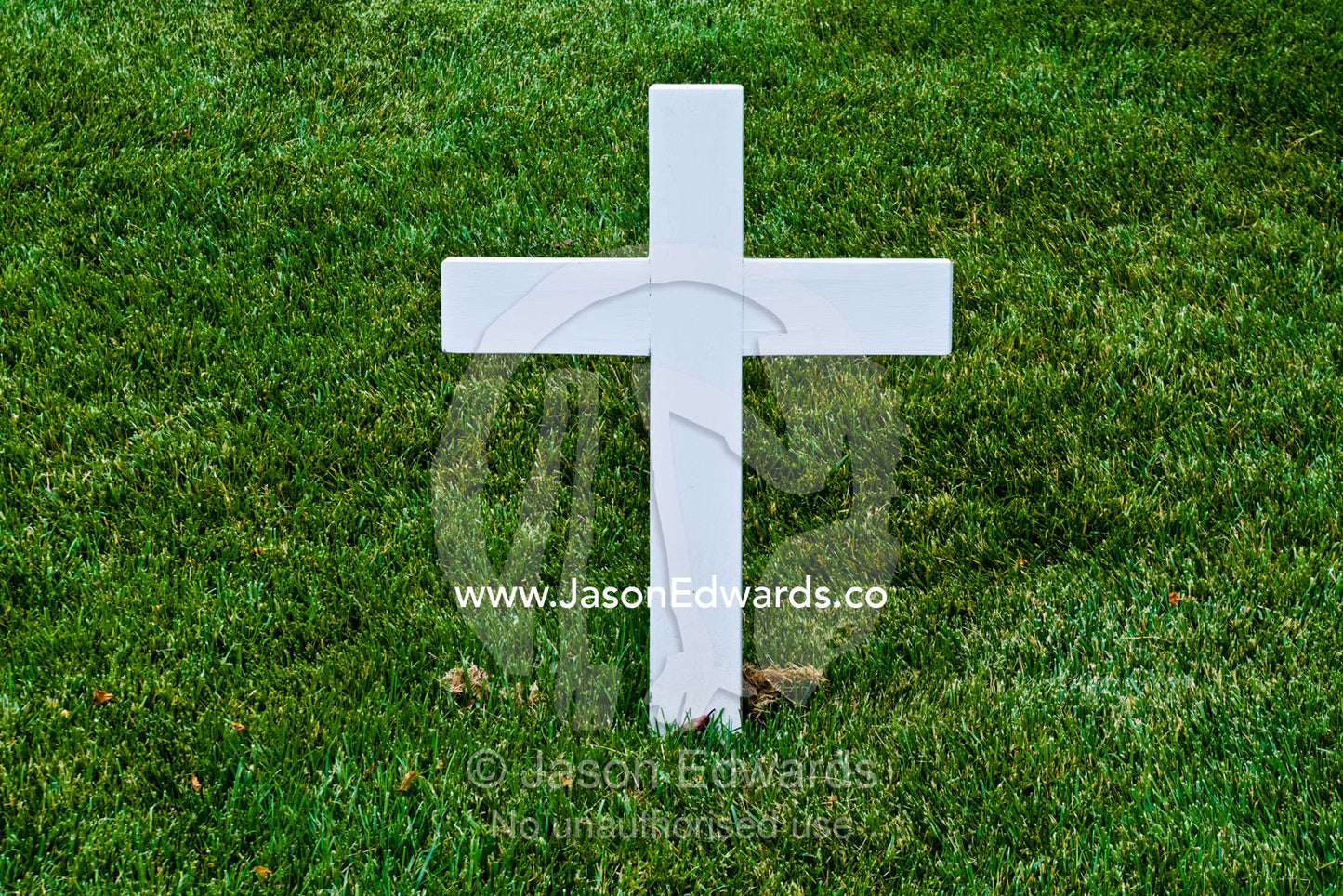 The crucifix at the grave of Robert Francis Kennedy on Memorial Day. Arlington National Cemetery, Arlington, Virginia, United States of America.