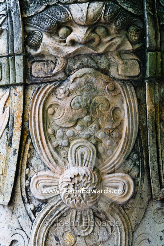 Detail of a dragon statue used as ballast in a Chinese merchant ship. Wat Pho, Temple of the Reclining Buddha, Wat Chetuphon, Phra Nakhon District, Rattanakosin District, Bangkok, Thailand.