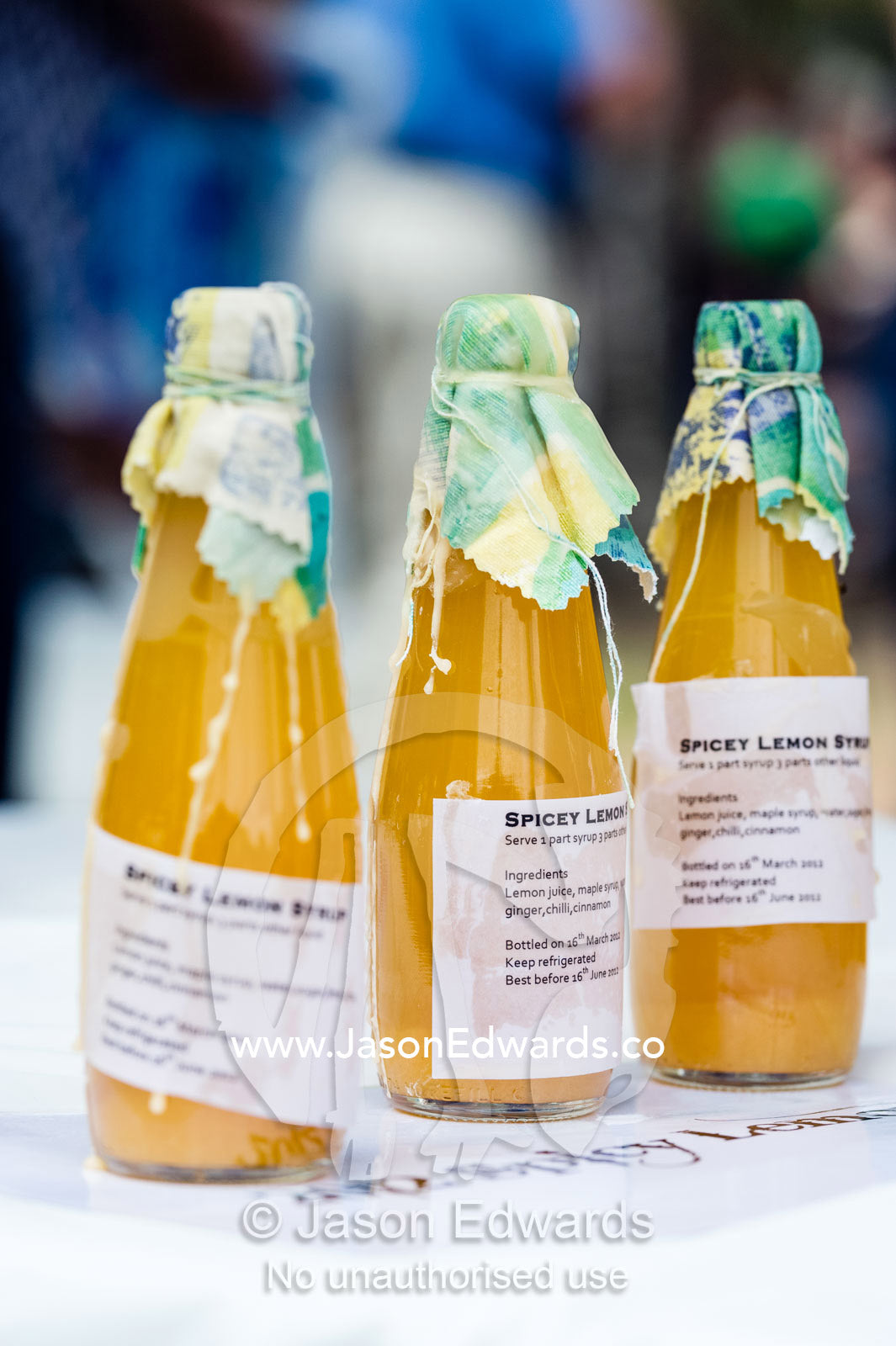 Homemade lemonade for sale at a school fete fundraiser stall. Carlton North, Melbourne, Victoria, Australia.