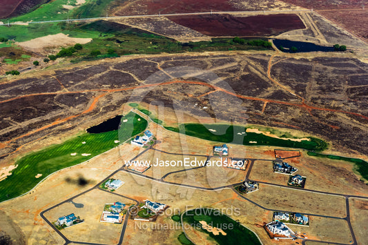 A new residential housing estate being constructed on farmland. Johannesburg, Gauteng Province, South Africa, Africa.