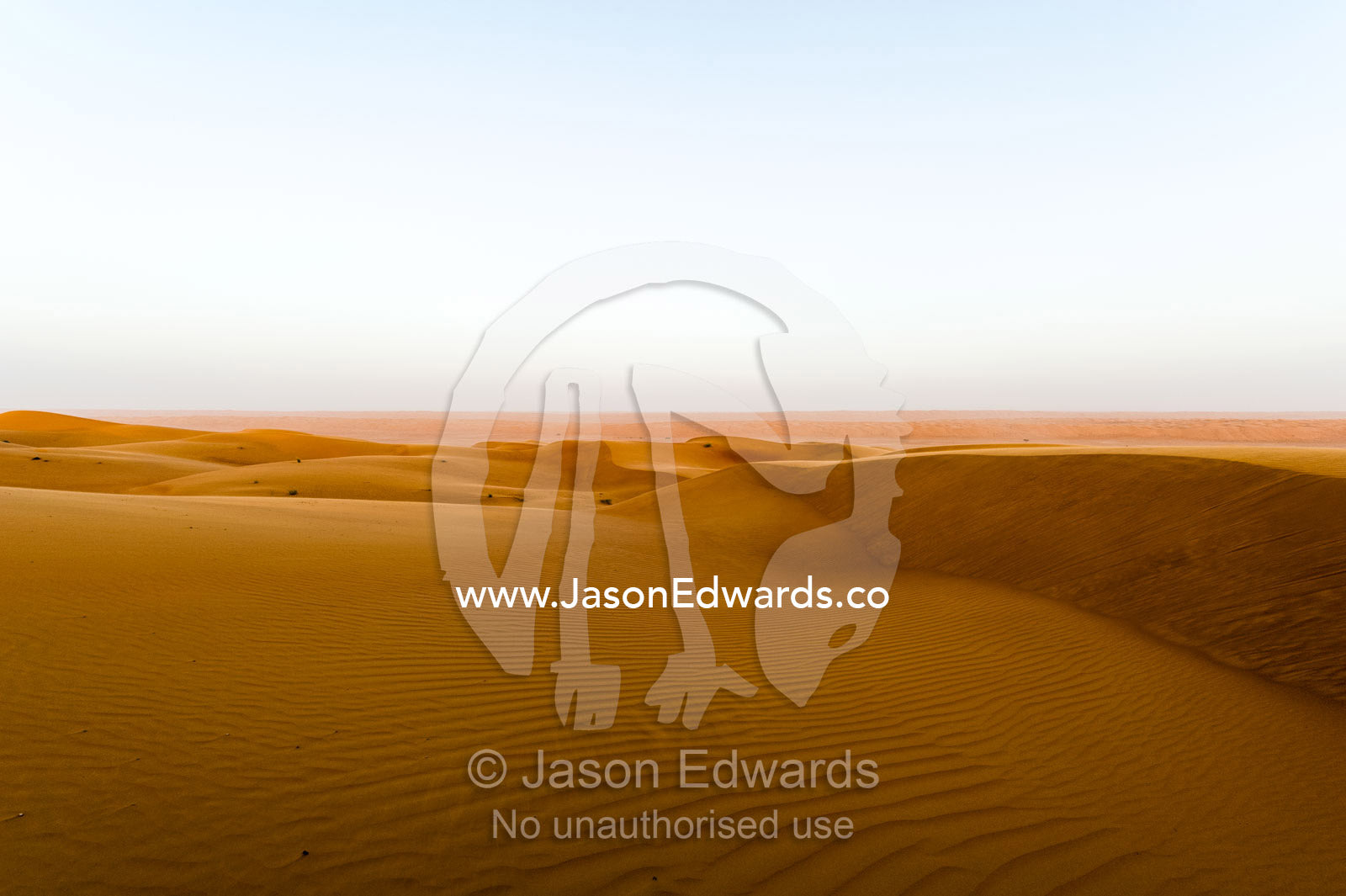 The plateau of a sand dune as night falls over the desert. Wahiba Sands, Ramlat al-Wahiba, Sharqiya Sands, Sultanate of Oman.