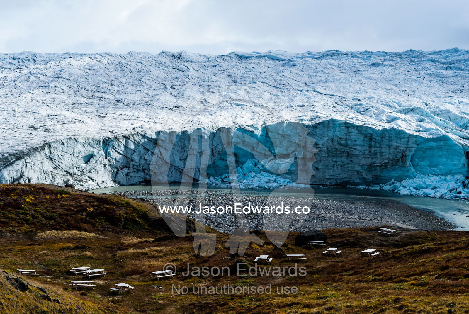 A pile of rock, sediment and silt debris deposited by the leading edge of a glacier. Isunnguata Sermia Glacier, Kangerlussuaq, Qeqqata Municipality, Greenland.