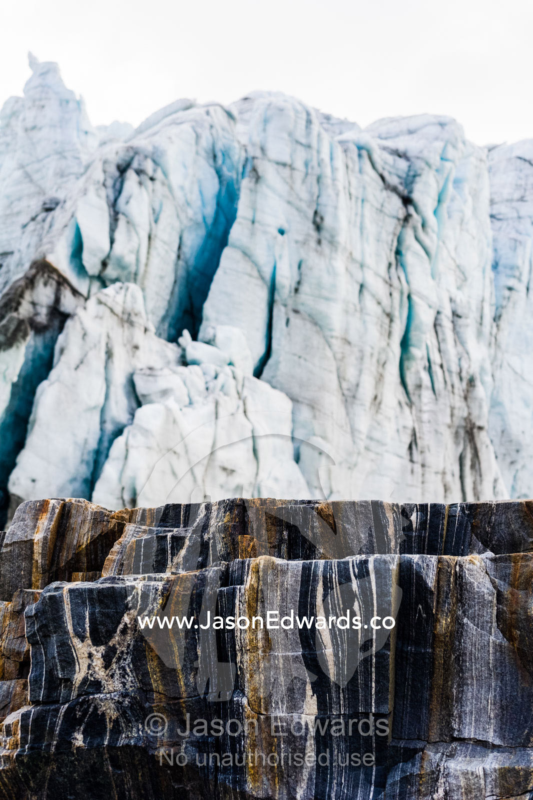 Striations carved into the bedrock by ice erosion as a glacier receded. Russell Glacier, Greenland Ice Sheet, Qeqqata Municipality, Kangerlussuaq, Greenland.