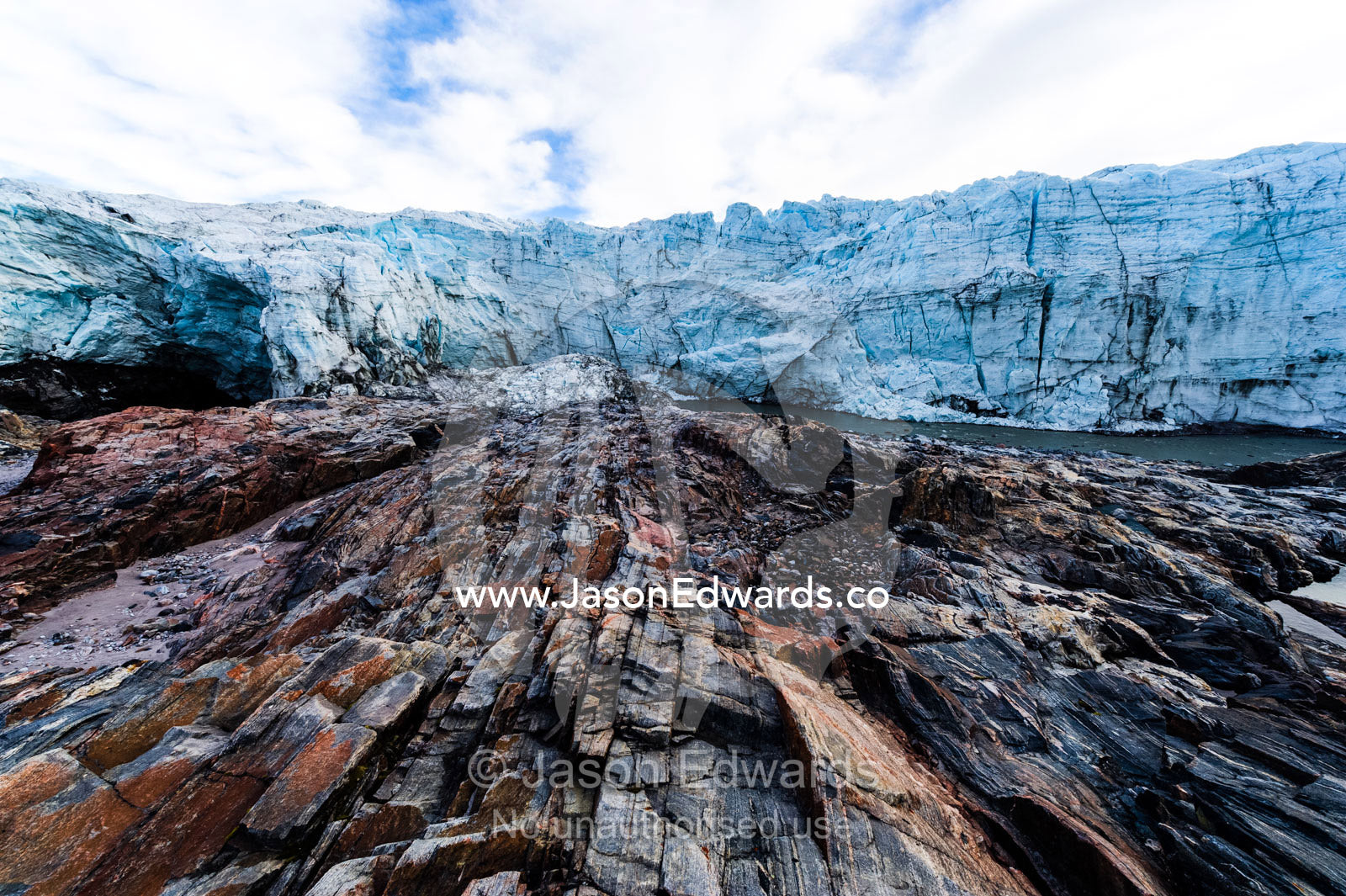 Striations carved into the bedrock by ice erosion as a glacier receded. Russell Glacier, Greenland Ice Sheet, Qeqqata Municipality, Kangerlussuaq, Greenland.