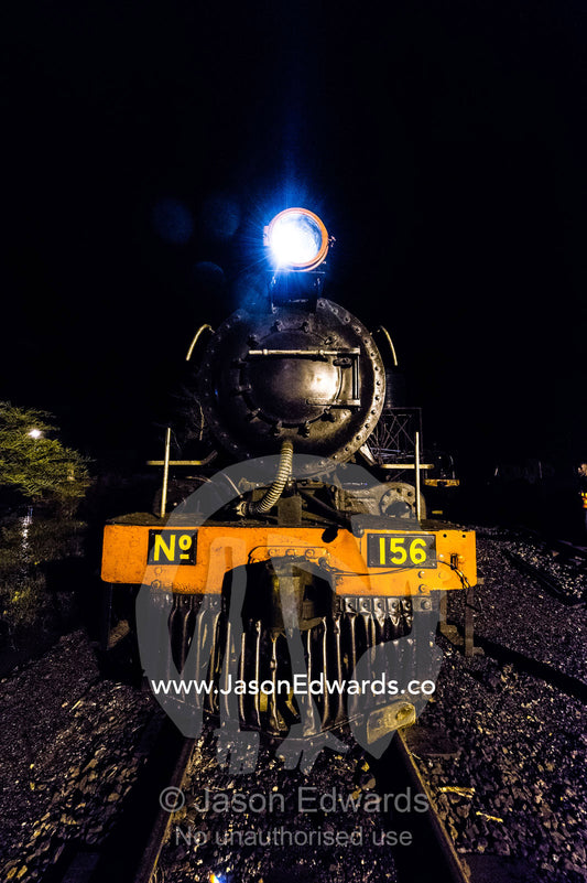 Royal Livingstone Express engine. Livingstone, Zambia.