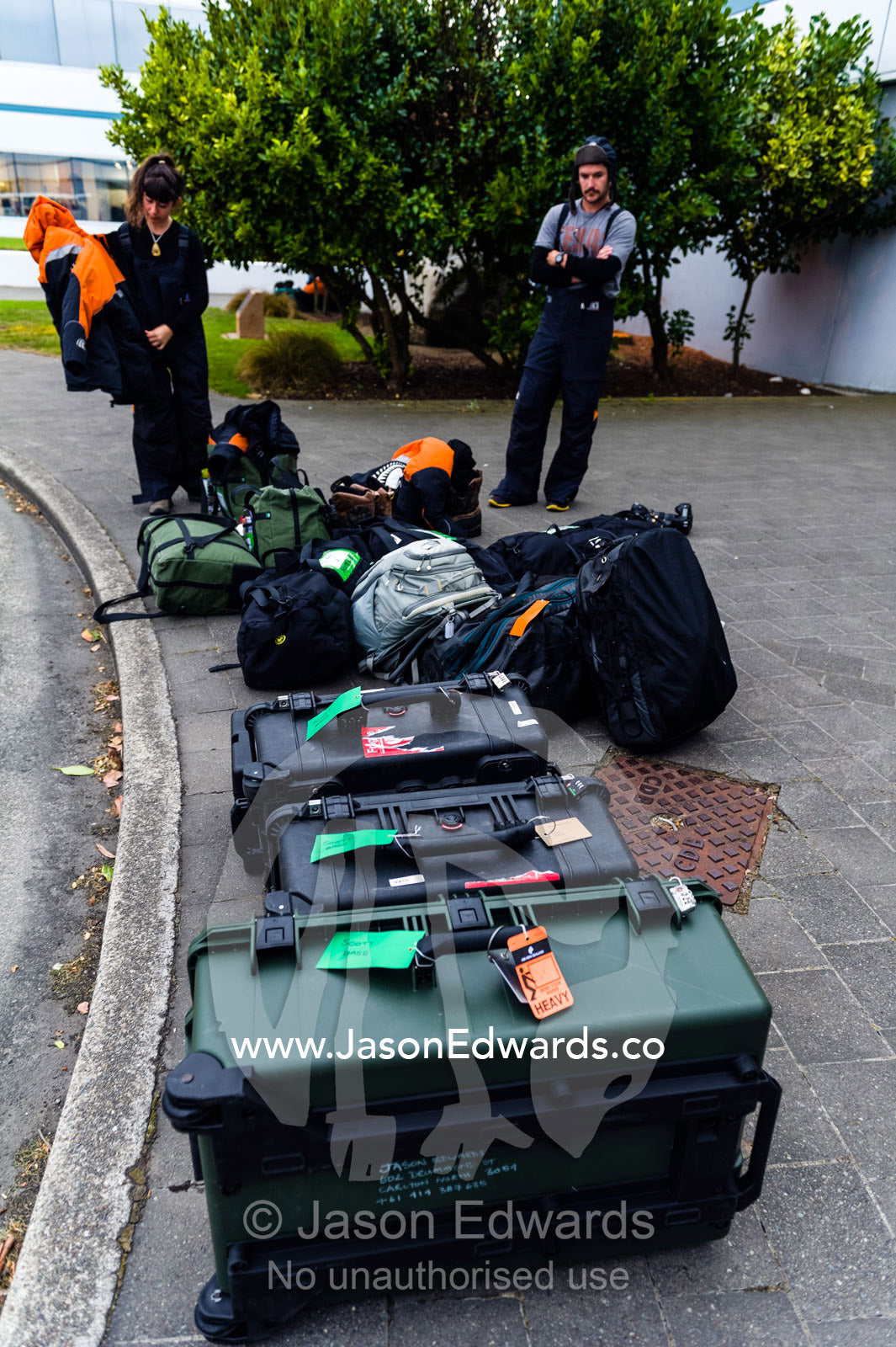 Photographic equipment waiting to be shipped top Antarctica. Antarctica New Zealand, Christchurch, New Zealand.