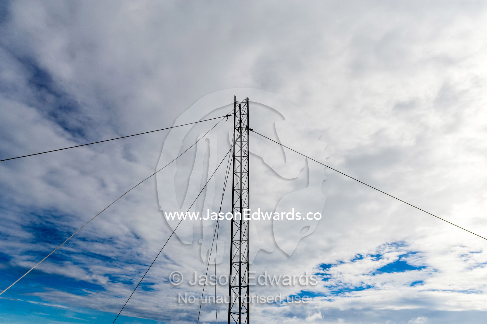 An antenna at the Antarctica New Zealand Science facility for upper atmospheric research. Arrival Heights, Ross Island, Antarctica.