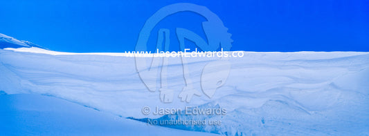 The sheer cliffs of the Erebus glacier tongue in Antarctica. Erebus Ice Caves, Mount Erebus, Ross Island, Antarctica.