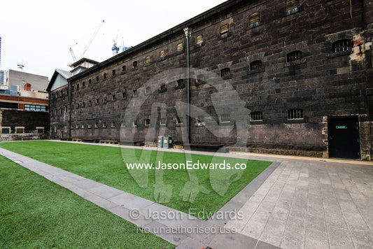 A prisoner cell block in a heritage jail now operating as a museum. Melbourne, Victoria, Australia.