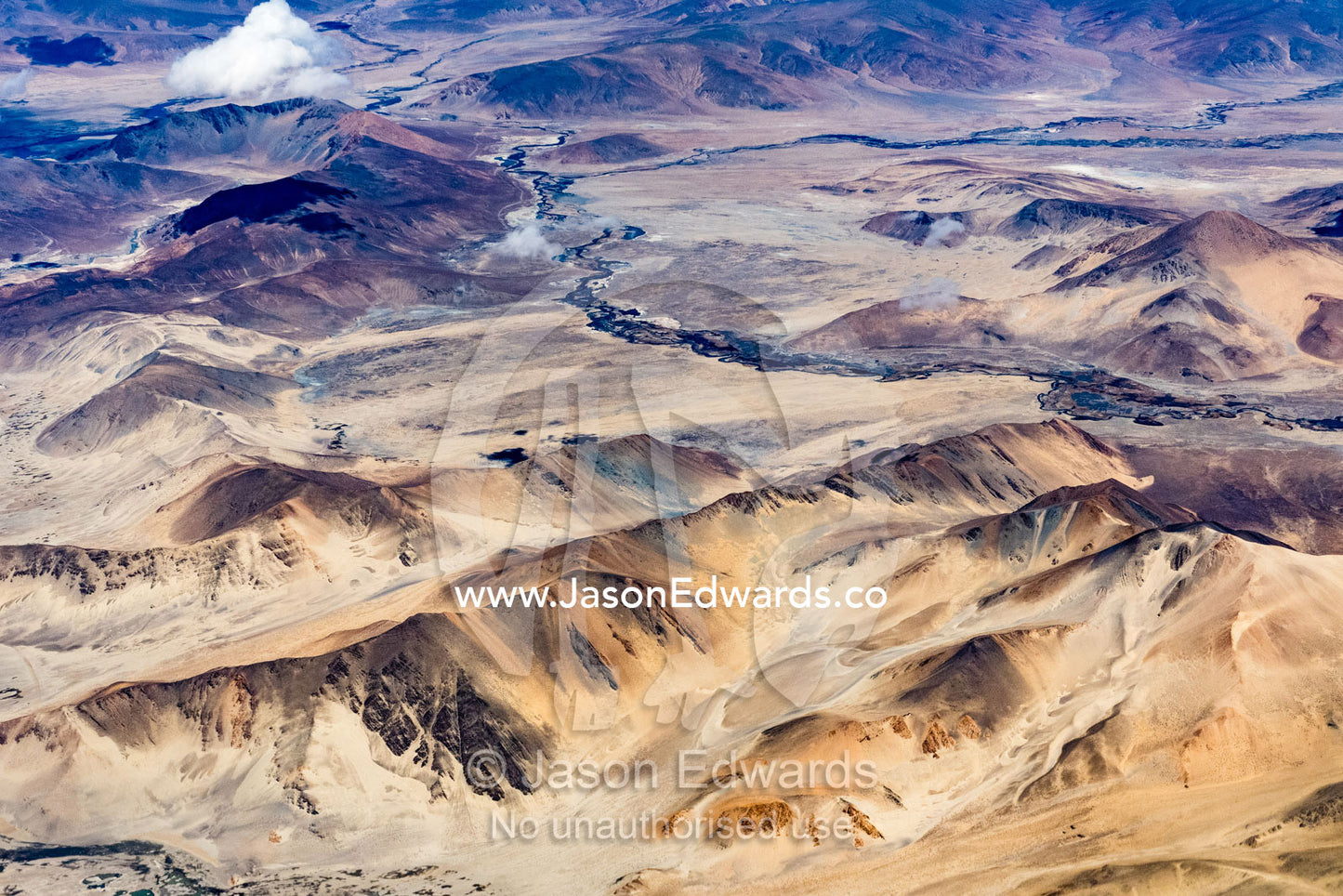 Barren and desert Himalaya foothills in the dry summer. Himalaya Mountains, Tibet Autonomous Region, Tibet