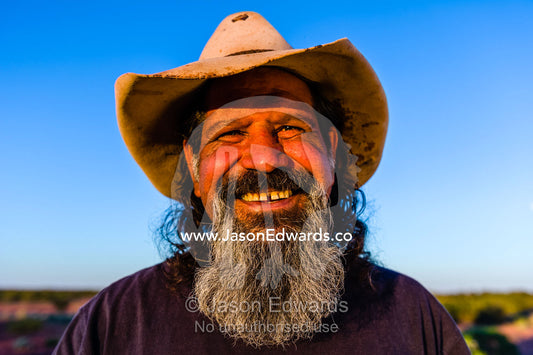 A ringer on an outback station who musters the cattle. Coober Pedy, Mt Willoughby Station, South Australia, Australia