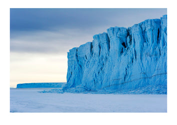 The mighty Erebus Glacier Tongue flows into the frozen Ross Sea in Antarctica. These impregnable ice walls tower over the landscape and created the Great Barrier to early explorers like Shackleton. I have no evidence to suggest so, but I imagine this natural feature was the inspiration for ‘The Wall’ in Game of Thrones. It is a bitter, tortured landscape so vast and so grand, that anyone who claims to have captured it’s essence is decieving themselves.
